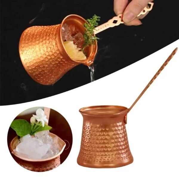 Cafetière Turque en Cuivre Martelé à la Main