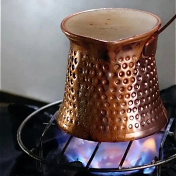 Cafetière Turque en Cuivre Martelé à la Main