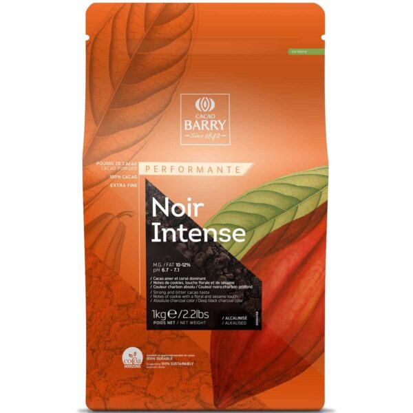 Cacao Barry Noir Intense Poudre de Cacao Maigre 1kg