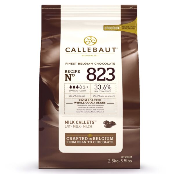 Callebaut Chocolat Callets (Noir, Extra Noir, Lait, Rubis, Gold, velours et Blanc) - 2,5 kg