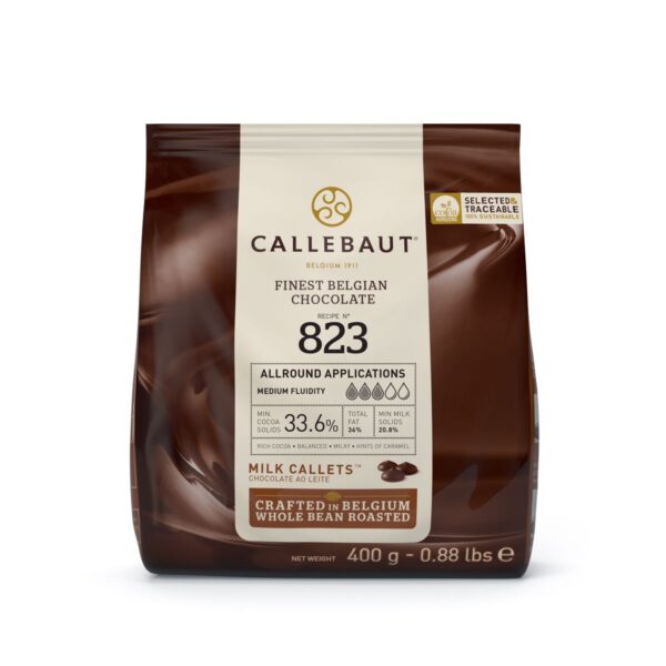 Callebaut Chocolat Callets (Noir, Lait, Gold, Rubis et Blanc) - 400g