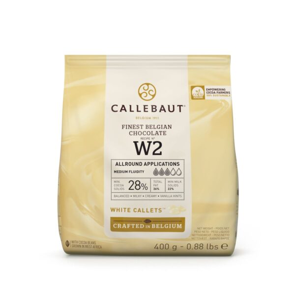 Callebaut Chocolat Callets (Noir, Lait, Gold, Rubis et Blanc) - 400g