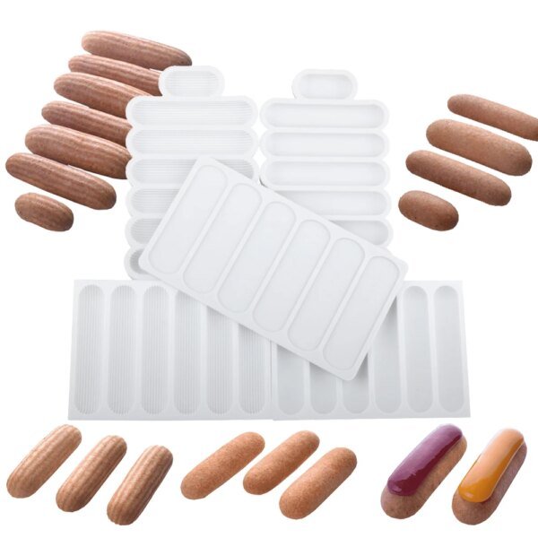 5544-2p4man.jpg Moule en Silicone pour Éclairs au Chocolat